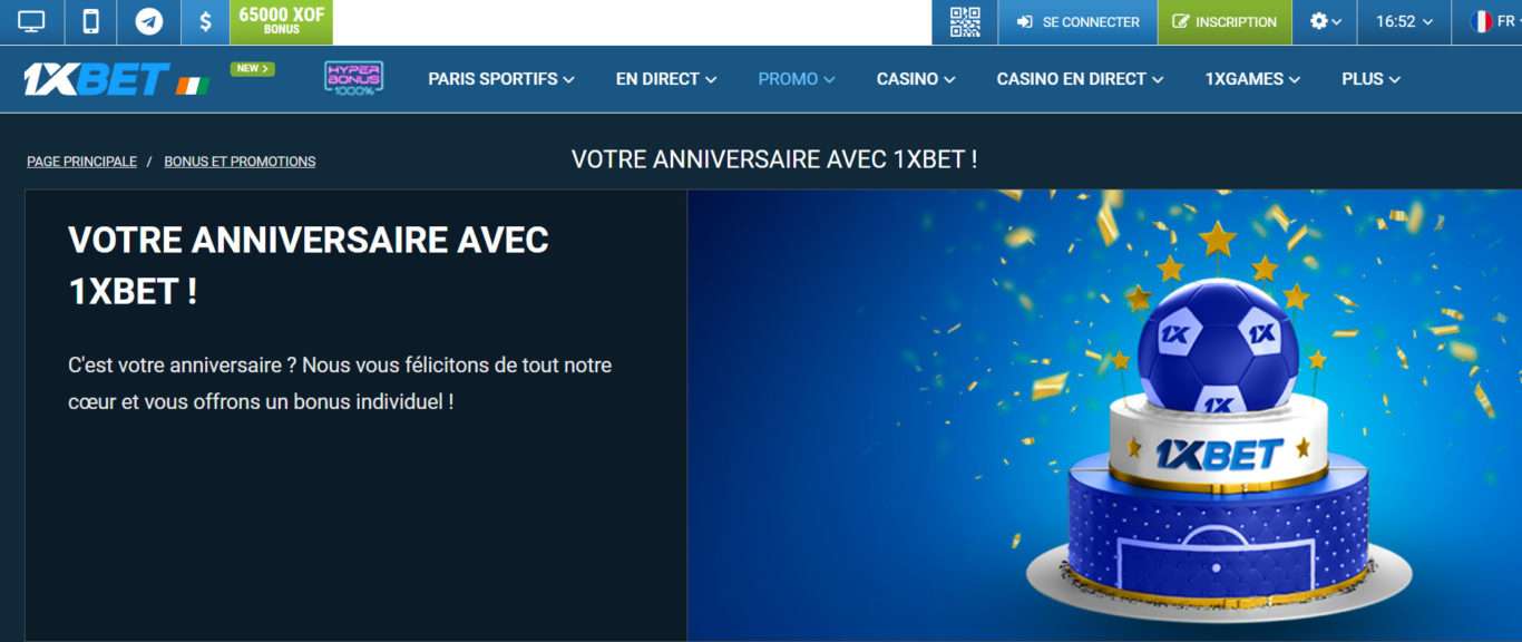 Autres 1xBet bonus pour les nouveaux parieurs